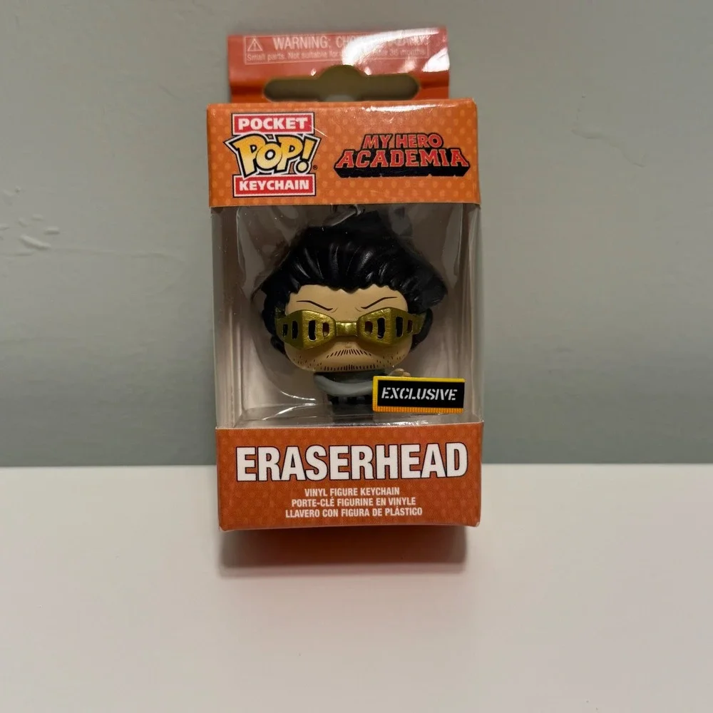 Funko Pocket Pop Keychain Unisex OS Orange My Hero Academia Eraserhead Exclusive